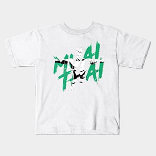 SSv1 Muai-Thai Male InfoGraphic Kids T-Shirt